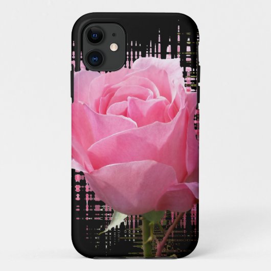 Rosa Rosenspritze Case-Mate iPhone Hülle (Rückseite)