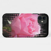 Rosa Rosenspritze Case-Mate iPhone Hülle (Rückseite (Horizontal))