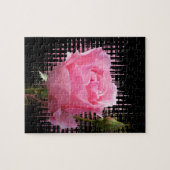 Rosa Rosenspritze Puzzle (Horizontal)