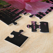 Rosa Rosenspritze Puzzle (Seite)