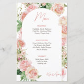 Rosa Rosenstöckchen Rosa Blumenkarte (Vorderseite)