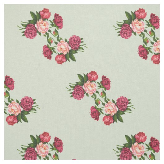 Rosa Rosenstoff Stoff (Muster)