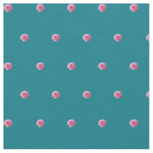 Rosa Rosenstoffe Stoff