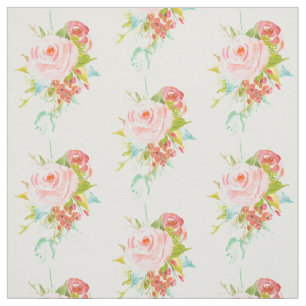 Rosa RosenWatercolor Stoff