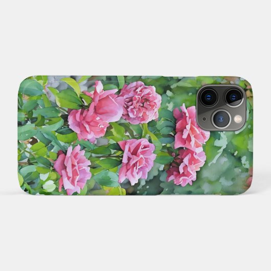 Rosa Roses Art Rose Garni Case-Mate iPhone Hülle (Rückseite (Horizontal))