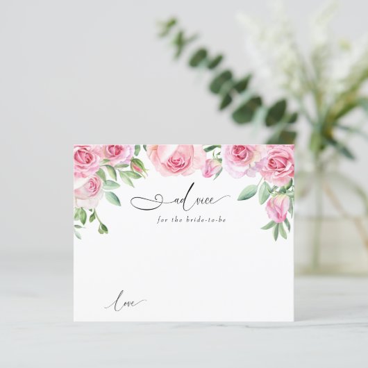 Rosa Roses Blush Brautparty | Beratung (Stehend Vorderseite)