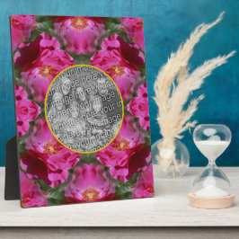 Rosa Roses Blütenblume Abstrakt hinzufügen Foto Fotoplatte
