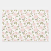 Rosa Roses Brautparty Geschenkpapier Set (Vorderseite 3)