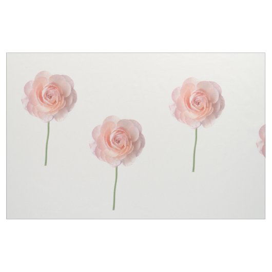 Rosa Roses Combed Baumwollstoff Stoff (Fat Quarter (45,7 x 55,9 cm))