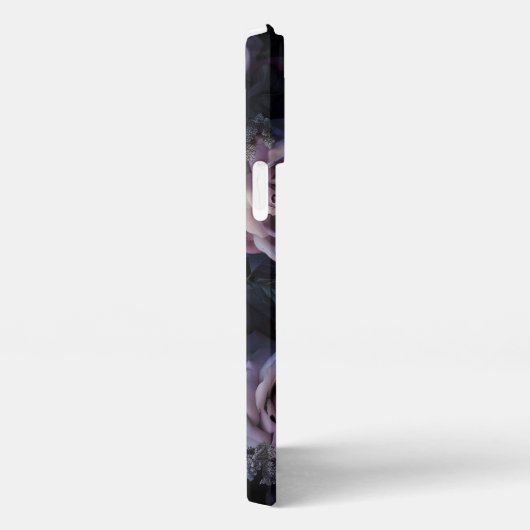 Rosa Roses Dark & Moody iPhone Hülle (Rechte Seite)