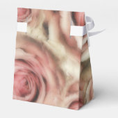 Rosa Roses Elegantes Brautparty Shabby Chic Geschenkschachtel (Rückseite)