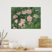 Rosa Roses (F595) Van Gogh Fine Art Poster (Küche)