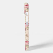 Rosa Roses Floral iPhone 15 Handy Case Cover (Rückseite / Links)