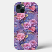 Rosa Roses Floral iPhone Case Cover Blume (Rückseite)