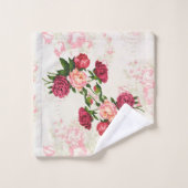 Rosa Roses Handtuch Set (Waschlappen)