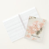 Rosa Roses " "In seiner Gegenwart" Bibelverse Notizblock (Innenseite)