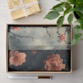 Rosa Roses Klettern Wein Moody Decoupage Seidenpapier (Geschenk)