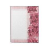 Rosa Roses Notepad Notizblock (Rotiert)