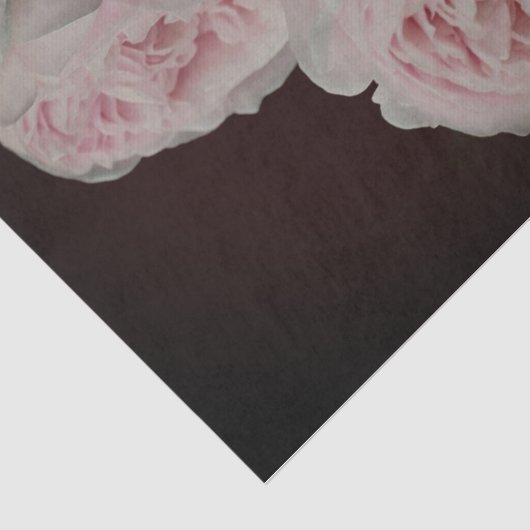 Rosa Roses Pair Dekoupage Seidenpapier (Ausschnitt)