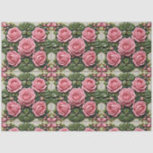 Rosa Roses Schöne Sammlung Moderne Kunst Seidenpapier (Vorderseite)