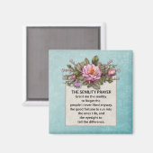 Rosa Roses Senility Gebet Magnet (Vorderseite/Rückseite)