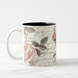 Rosa Roses Tasse