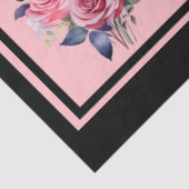 Rosa Roses Tiled Decoupage Seidenpapier (Ausschnitt)