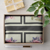 Rosa Roses Tiled Decoupage Seidenpapier (Geschenk)