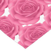 Rosa Roses Tischläufer (Ecke)