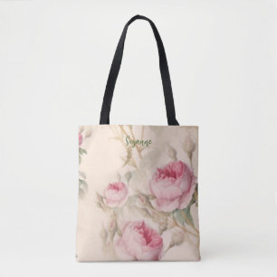 Rosa Roses Tote Beutel Custom Mama Gift Tasche