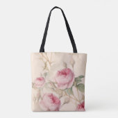 Rosa Roses Tote Beutel Custom Mama Gift Tasche (Rückseite)