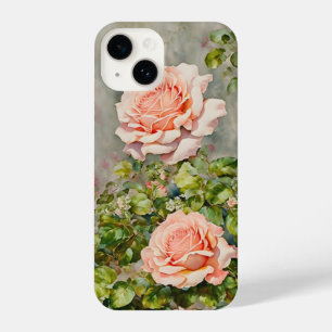 Rosa Roses Vintage Blume Art Phone Case iPhone 14 Hülle