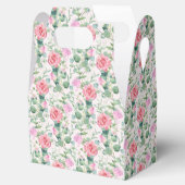 Rosa Roses Vintager Garten mit Blumen Geschenkschachtel (Geöffnet)