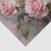 Rosa Roses Wasserfarbe Dekoute Seidenpapier (Ausschnitt)