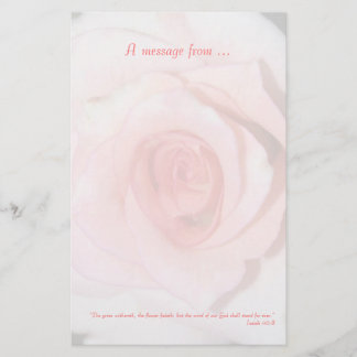 Rosa Rosescripture-Briefpapier Briefpapier