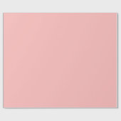 Rosa Rosette Solid Color Pastel Print Geschenkpapier (Flach)