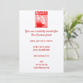 Rosa Rosie der Riveter "Wir können es schaffen!"Po Einladung (Stehend Vorderseite)