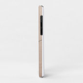 Rosa Roso Gold Monogramm Glam Metall Case-Mate iPhone Hülle (Hinten/Links)