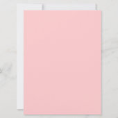 Rosa Rot 21. Geburtstag Einladung (Rückseite)