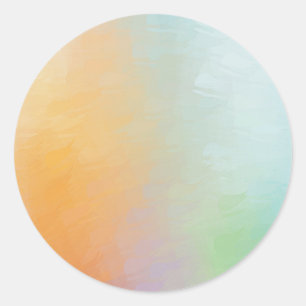 Rosa Rot Gelb Blau Vorlage Abstract Leer Runder Aufkleber