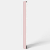 Rosa rot mit dunklem Namen oder Monogramm-Set Samsung Galaxy Hülle (Linke Seite)
