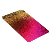 Rosa Rot und Goldmuster Magnet (Rechte Seite)