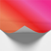 Rosa, Rot und orange glänzendes Papier Geschenkpapier (Ecke)