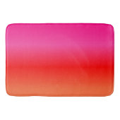Rosa, Rot und Orangen Badematte (Vorderseite)