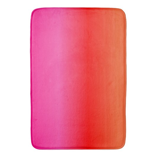 Rosa, Rot und Orangen Badematte (Vorderseite Vertikal)