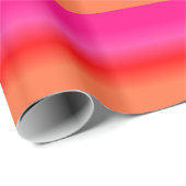 Rosa, Rot und Orangen Geschenkpapier (Rolleneckpunkt)