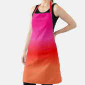 Rosa, Rot und Orangen Schürze (InSitu)