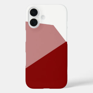 Rosa rot und weiß iPhone 16 hülle