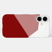 Rosa rot und weiß Case-Mate iPhone hülle (Rückseite (Horizontal))