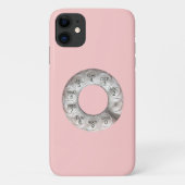 Rosa Rotary iPhone 11 Fall Case-Mate iPhone Hülle (Rückseite)